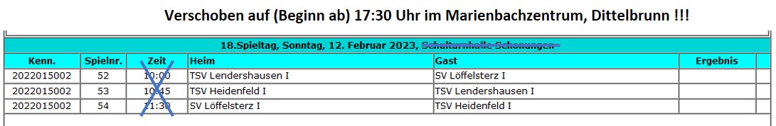 2023 02 12 Verlegung Spieltag 2