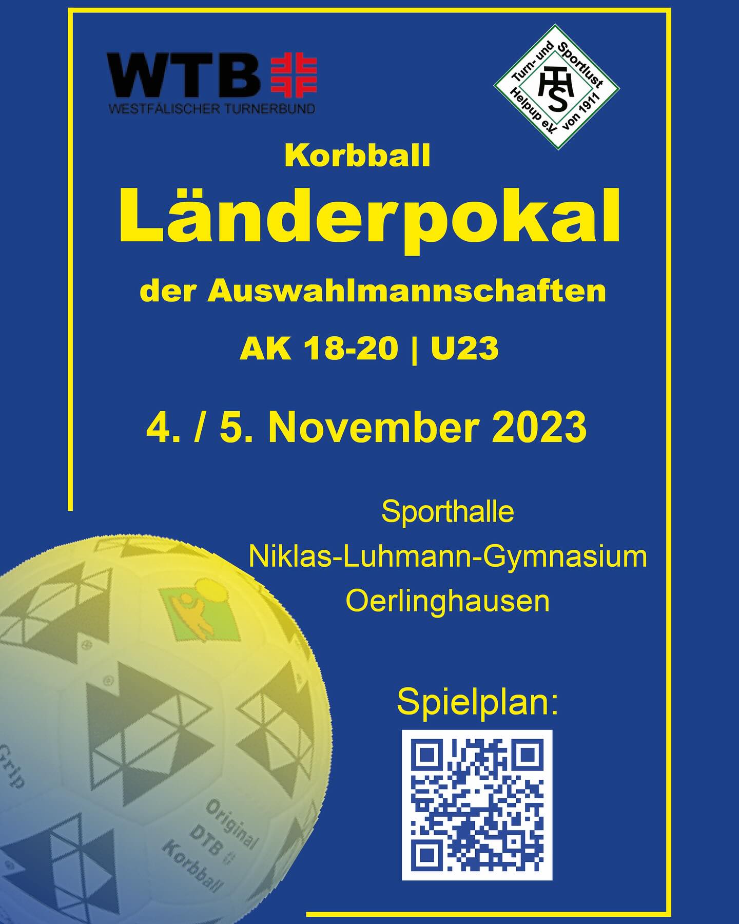 Plakat Länderpokal 2023