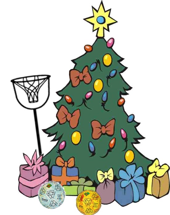 Weihnachtsbaum Korbball mit Korb