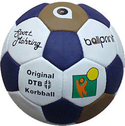 Korbball neu blau weiss
